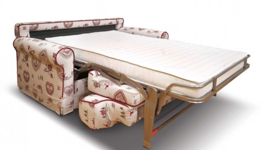 Divano letto trasformabile girevole Milano Roller con materasso H14 cm