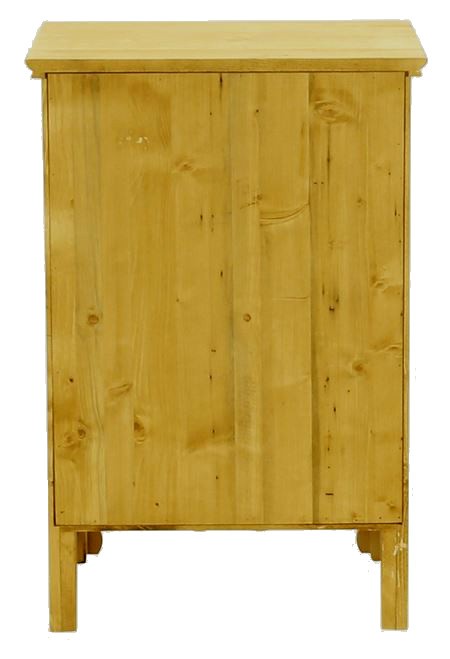 Cassettiera a 4 cassetti in legno di abete massello - LM-C47